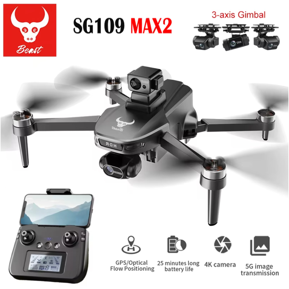 SG109 MAX2 Professional FPV 8K - Jjrc Drone X12 评论和价格